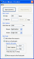 Screenshot of Free Mouse Clicker 2.2.3.8