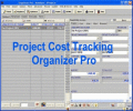 Screenshot of Project Cost Tracking Organizer Pro 2.5