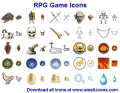 RPG game development is easy with RPG icons.