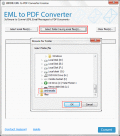 Screenshot of Copy EML Files into PDF 6.1