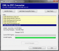 Screenshot of Converting EML Files to PST 4.12