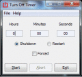 Screenshot of Turn Off Timer Portable 1.0.0.0