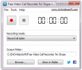 Screenshot of Free Video Call Recorder for Skype 1.0.2.115