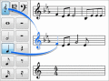 Screenshot of Crescendo Music Notation Editor Free 6.78