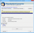 Screenshot of Thunderbird to Windows Mail Converter 2.04