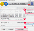 Screenshot of EML to MBOX Converter 1.0