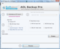 Screenshot of Aol Backup Software 1