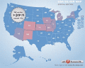 Screenshot of Flash Map USA Silver Special Edition (include FLA) 1.0