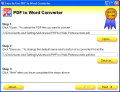 Screenshot of Easy-to-Use PDF to Word Converter 2011