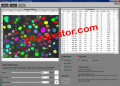 Screenshot of Pixcavator Scientific Image Analysis 2.4