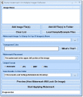 Screenshot of Watermark Multiple Images Software 7.0