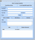 Screenshot of MS Word High School Resume Template Software 7.0