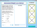 Screenshot of Automated Weight Loss Advisor 1.1