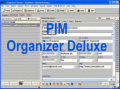 Screenshot of PIM Organizer Deluxe 4.1