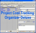 Screenshot of Project Cost Tracking Organizer Deluxe 3.41