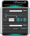 Screenshot of 4Easysoft Mac iPhone 4G Ringtone Creator 3.1.28