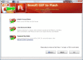 Screenshot of Boxoft GIF To Flash 1.0