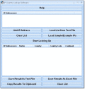 Screenshot of IP Country Lookup Software 7.0