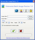 Screenshot of Sofonesia Batch Image Resizer 1.0