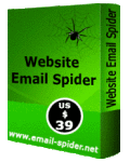 Screenshot of Websites Email Spider 0.0.0.0