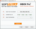 Screenshot of MBOX to EML Converter 1.3.3