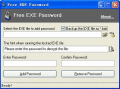 Password protect Windows executable file.