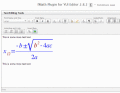 Screenshot of FMath Editor - YUI Editor Plugin 1.5.1