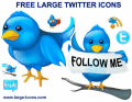 Screenshot of Free Large Twitter Icons 2011.1
