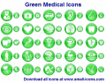 Screenshot of Green Medical Icons 2011.1