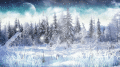 Screenshot of Winter Snow Screensaver 1.0