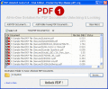 Remove Security of PDF in group mode