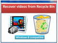 Screenshot of Recover videos from Recycle Bin 4.0.0.32