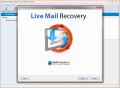 Screenshot of SoftAmbulance Live Mail Recovery 5.35