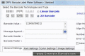 Screenshot of Standard Barcode Software 7.3.0.1