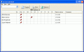 Screenshot of CyberMatrix In Out Scheduler 3.01