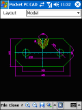 Screenshot of Pocket PC CAD Viewer: DWG, DXF, PLT 1.52