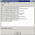 Screenshot of Synchronizer for Outlook Express 3.40