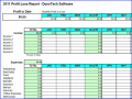 Excel spreadsheet. Track income and expenses.