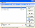 Screenshot of Easy Backup for Outlook Express 2.32