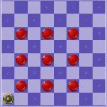 Classic Checkers in beautiful 3D graphics