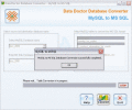 Screenshot of MySql to MSSql Database Migrator 2.0.1.5