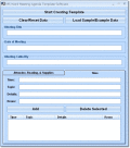 Screenshot of MS Word Meeting Agenda Template Software 7.0