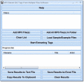 Screenshot of MP3 Extract ID3 Tags From Multiple Files Software 7.0