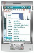 Audio editing software for Pocket PC