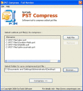 Screenshot of SysTools PST Compress 2.0