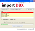 Screenshot of Add DBX file to Outlook Express 9.3