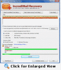 Screenshot of PCVARE IncrediMail Recovery 6.01