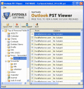 Screenshot of SysTools PST Viewer 1.4