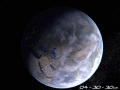Screenshot of Planet Earth 3D Screensaver 1.51