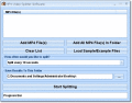 Screenshot of MP4 Video Splitter Software 7.0